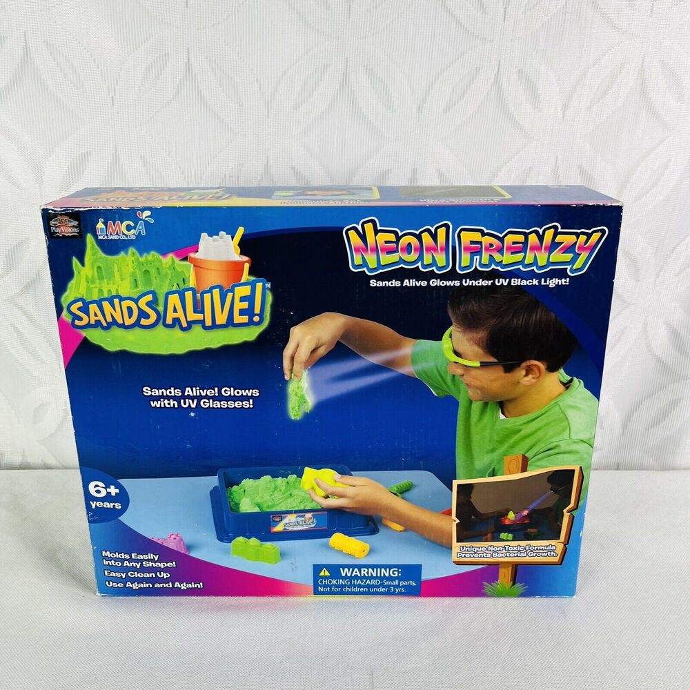 Play Visions Sands‎ Alive! Neon Frenzy Glows Under UV Black Light